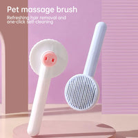 Glida brush one-click fur release